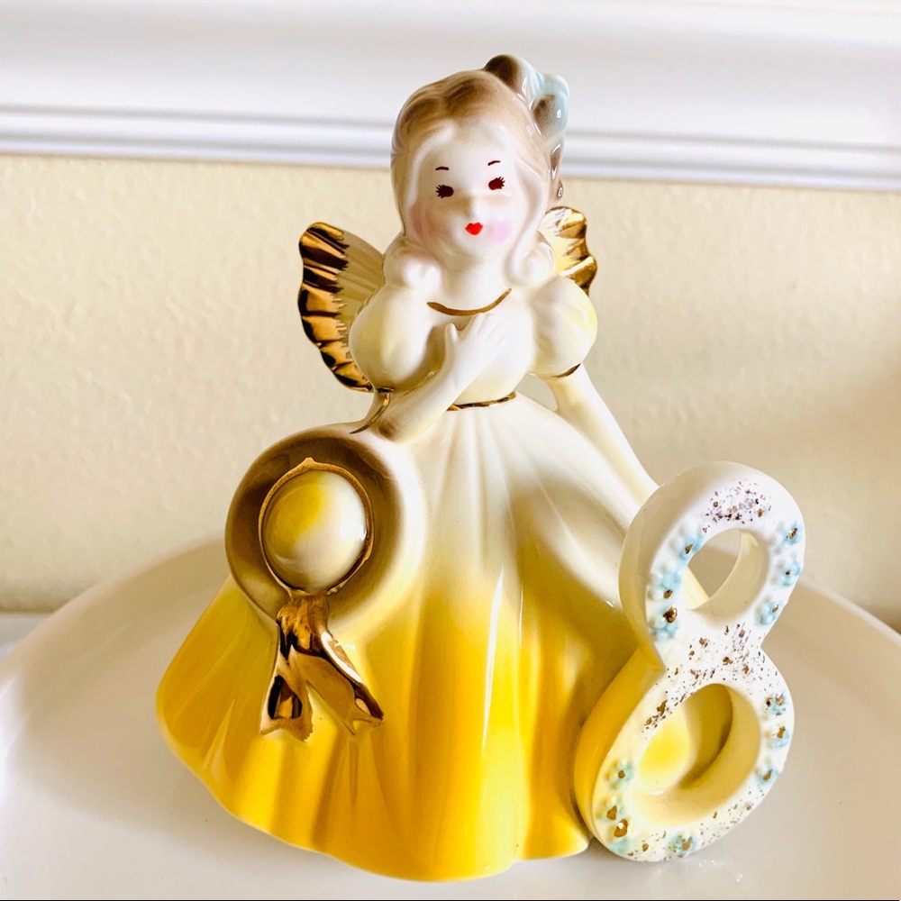 Josef Originals Birthday Angel Girl Figurine 8